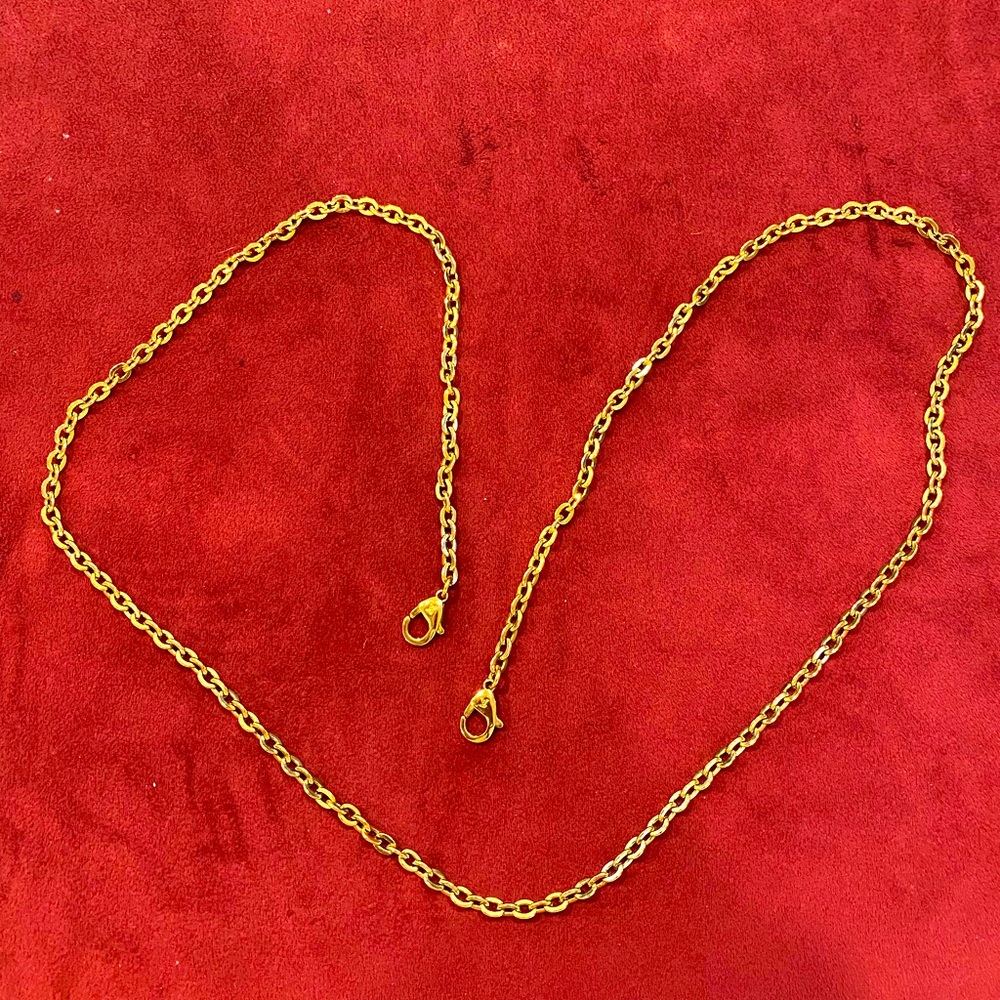 Louie vuitton gold chain